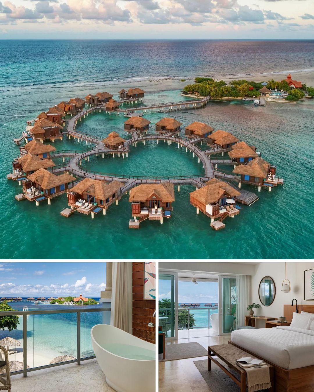 Overwater Bungalows Near The USA