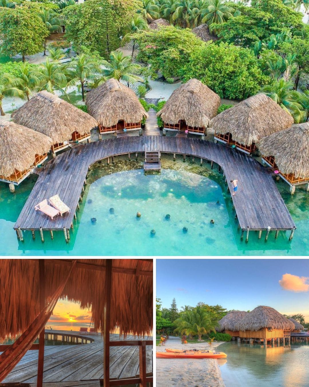 Overwater Bungalows Near The USA